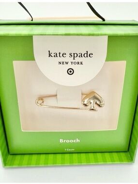 NWT Kate Spade Target Gold Spade Brooch 💫 🆕